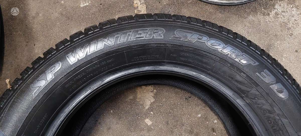 Dunlop, žieminės 215/60 R16