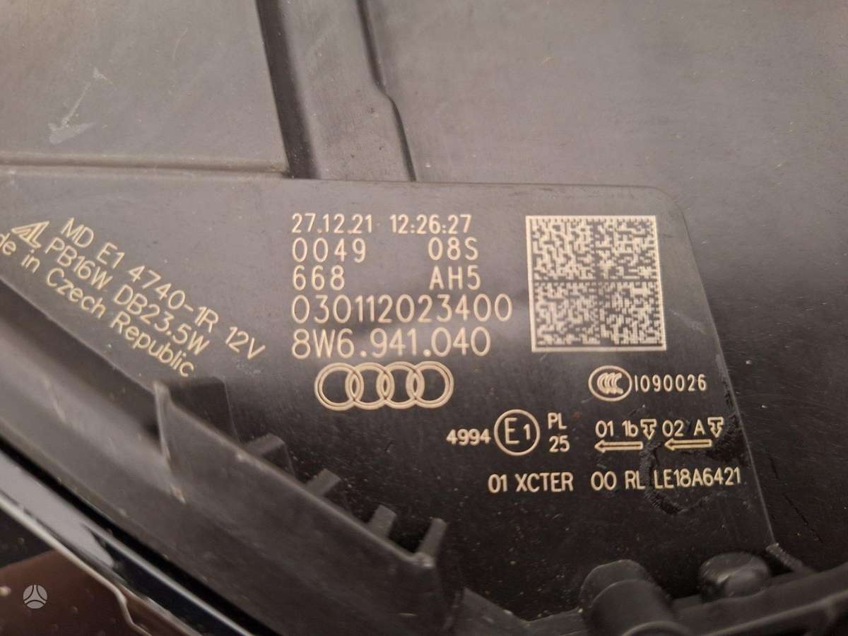 Audi A5 gaismas