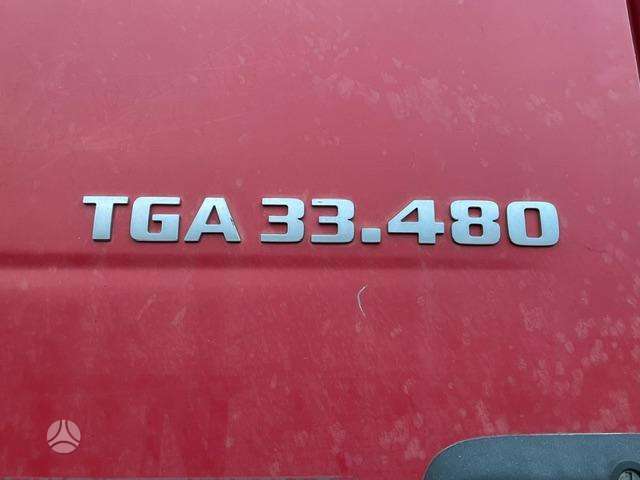 MAN TGA 33.480 BL, самосвалы с прицепoм