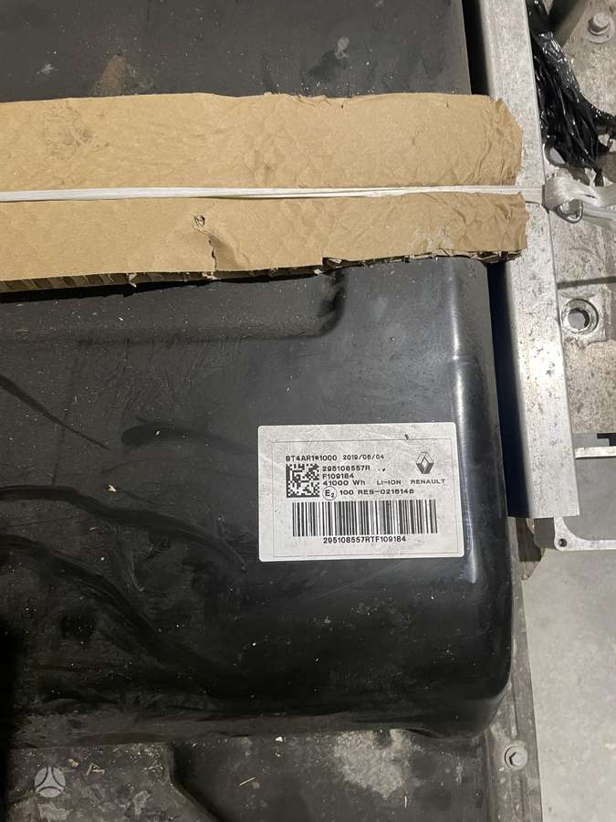 Renault Zoe electrical system parts