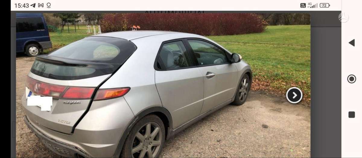 Honda Civic rezerves daļās