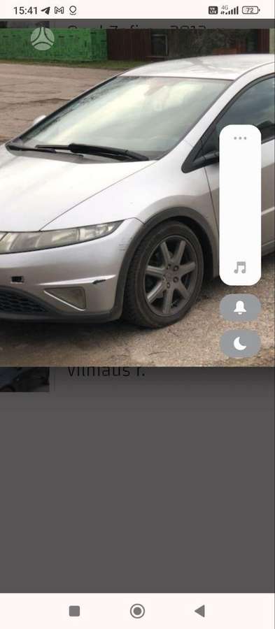 Honda Civic rezerves daļās