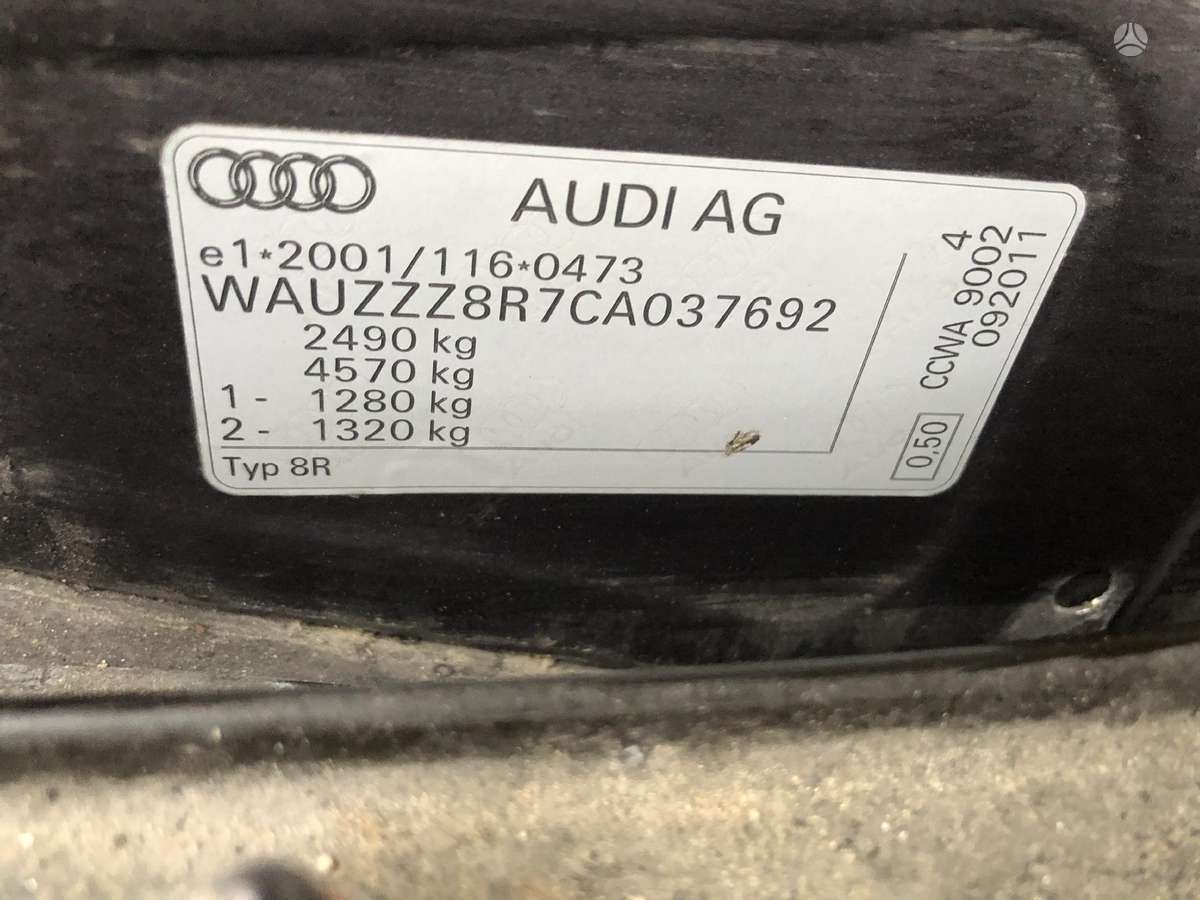 Audi Q5 dalimis. Ccwa