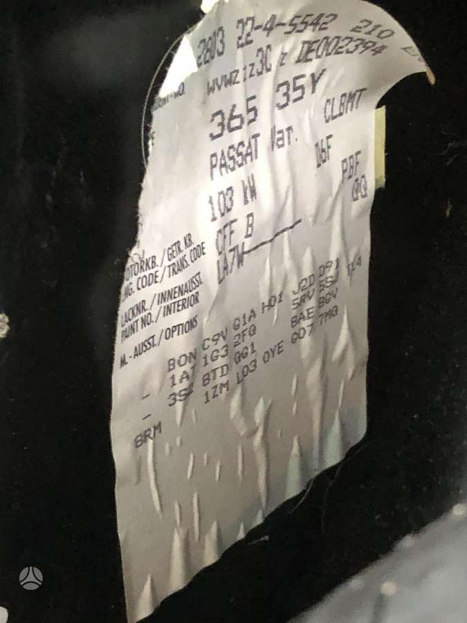 Volkswagen Passat for parts