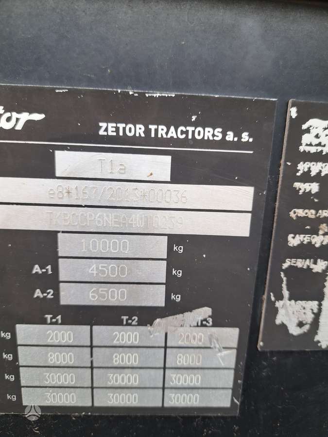 Zetor Crystal HD 170, тракторы