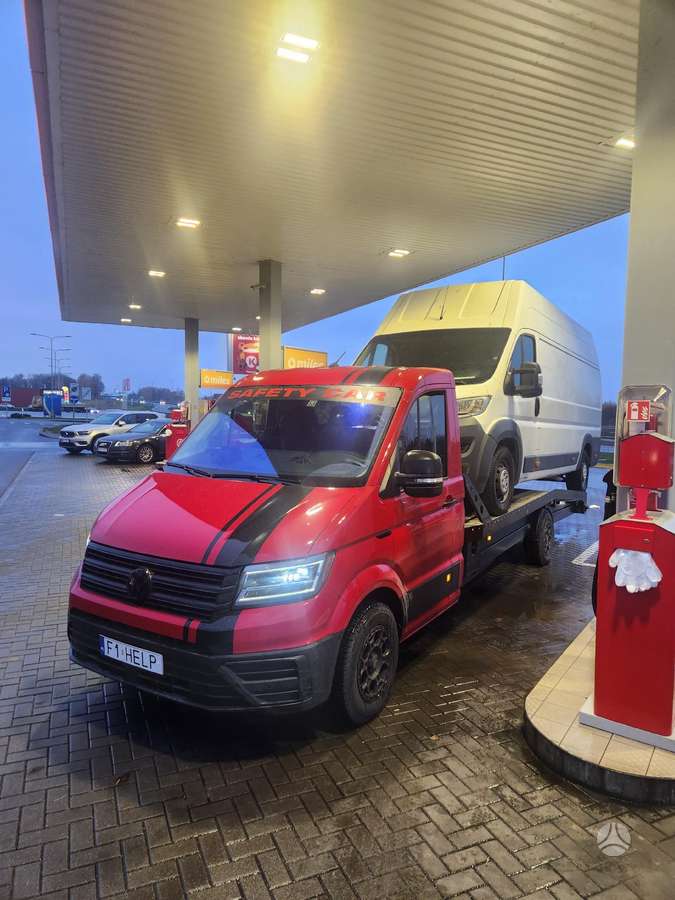 Volkswagen Crafter, road train rental