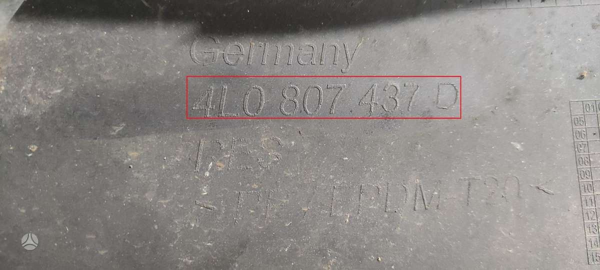Audi Q7, 4L0807437D, Cen14223