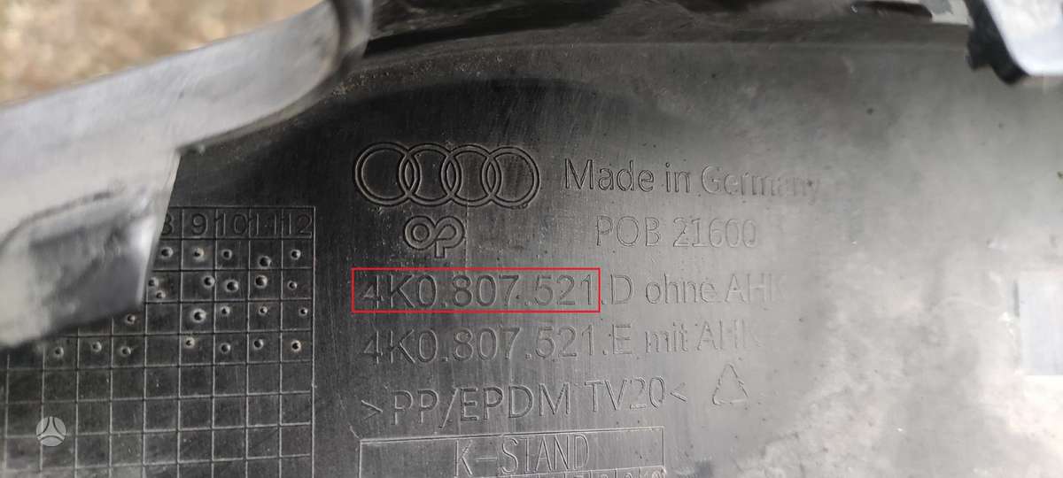Audi A6, 4K0807521, Cen14274