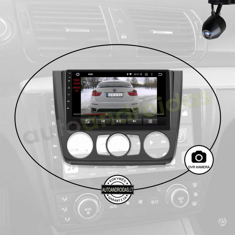 BMW BMW 1 E81 E82 E87 E88 2004-12 Android multimedija navigacija automagnetola, multimedia and navigation