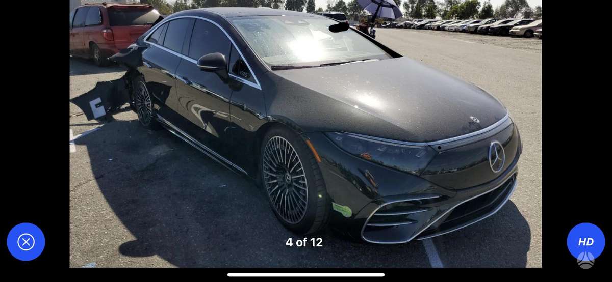 Mercedes-Benz EQS kėbulo dalys