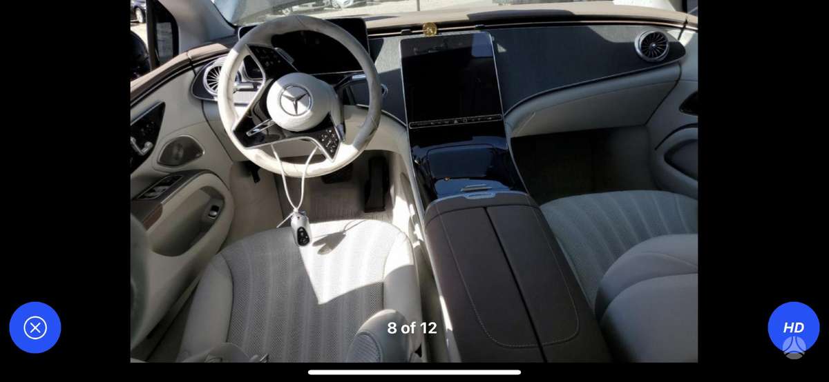 Mercedes-Benz EQS kėbulo dalys