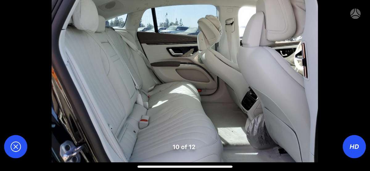 Mercedes-Benz EQS kėbulo dalys
