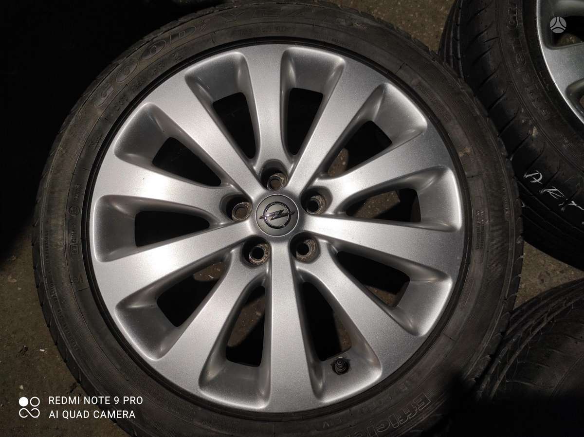 Opel, light alloy, R17