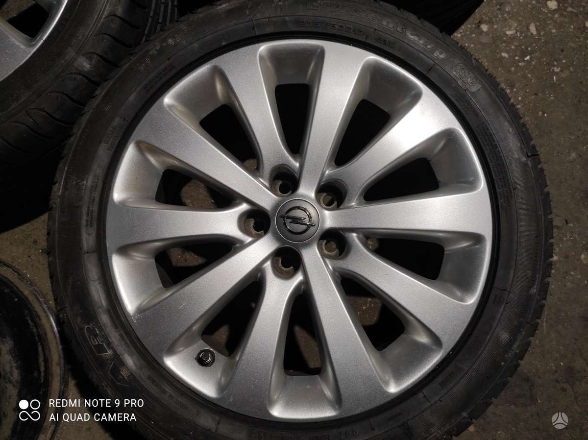 Opel, light alloy, R17