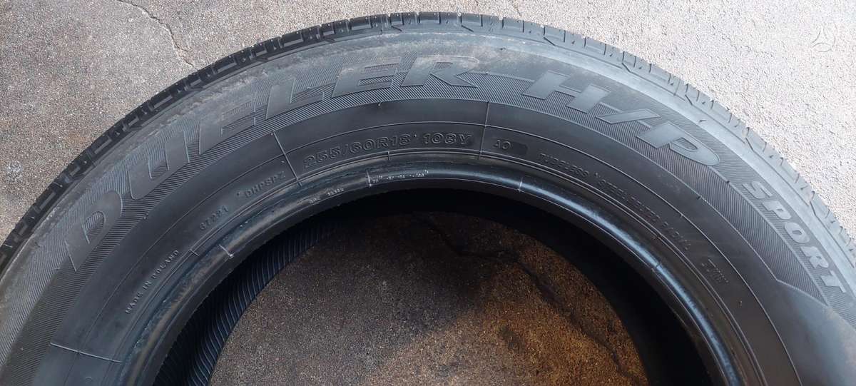 Bridgestone, summer 255/60 R18