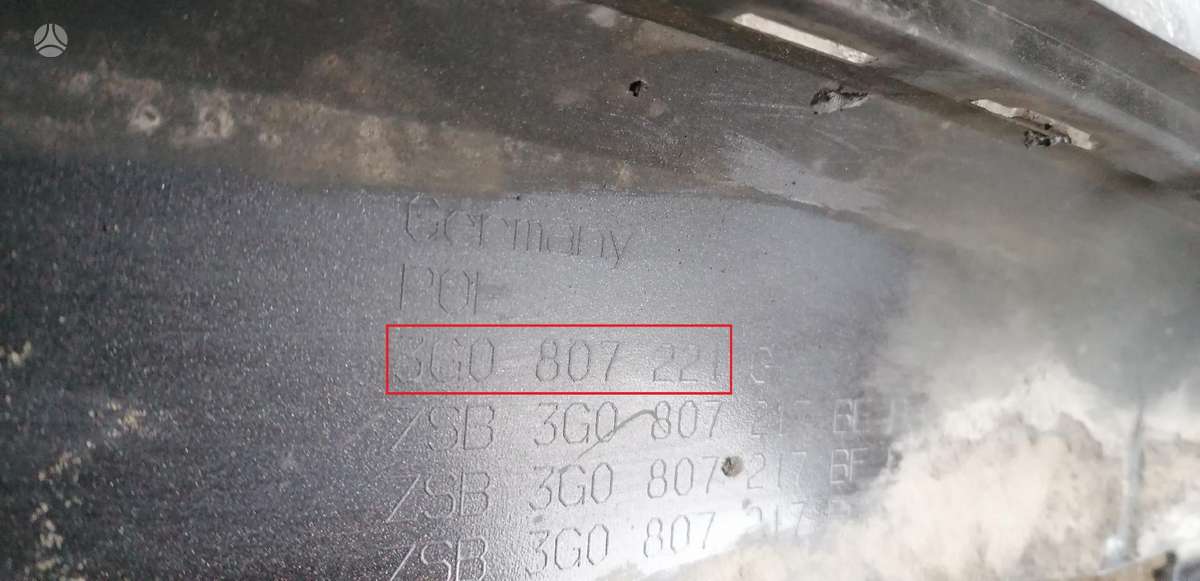 Volkswagen Passat, 3G0807221, Cen14508