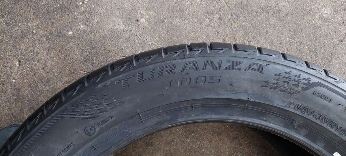 Bridgestone, летние 255/45 R18