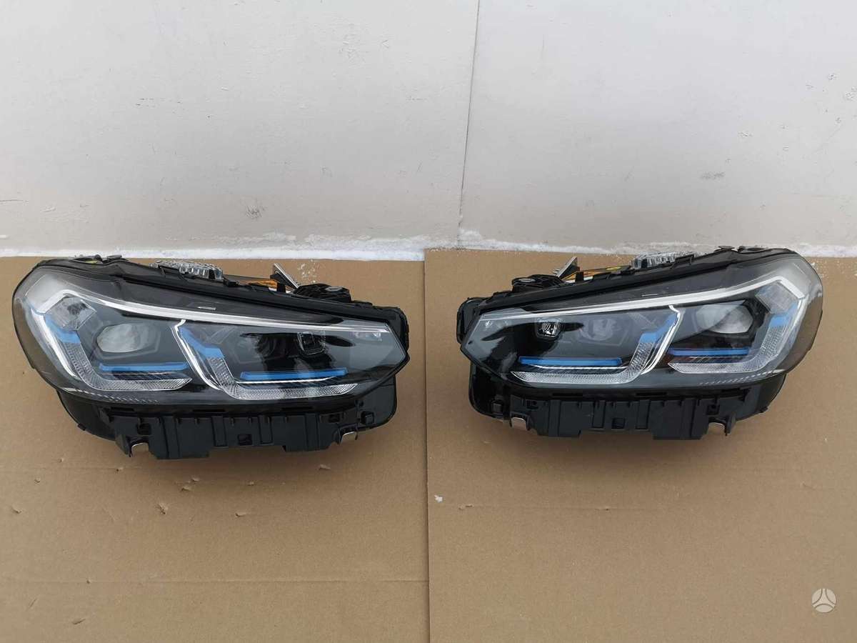BMW X4 M bumpers, lights, lamps