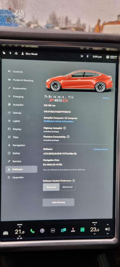 Tesla Model S, sedans