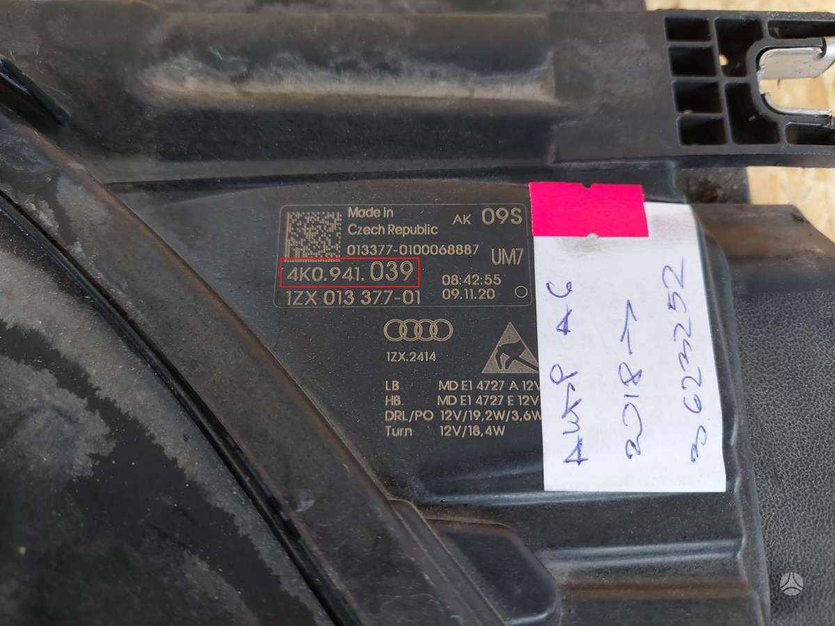 Audi A6, 4K0941039, Cen17936
