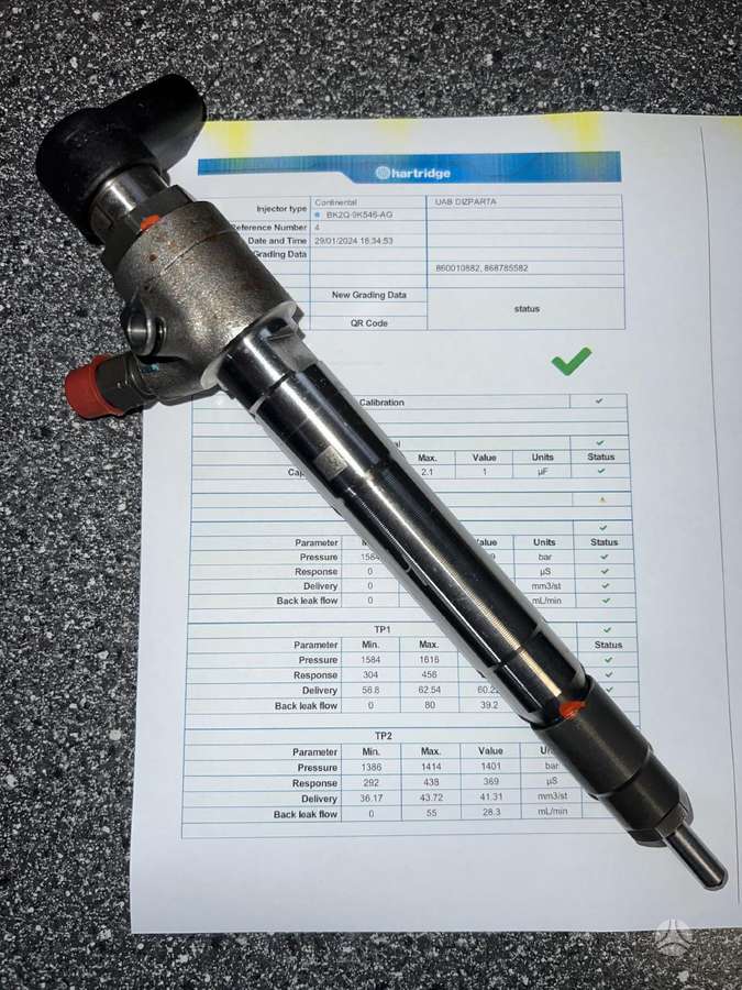Ford Transit, BK2Q-9K546-AG, injection system