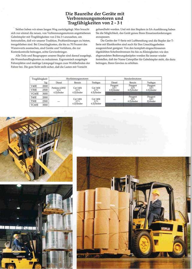 Caterpillar V 40 D, вилочные погрузчики