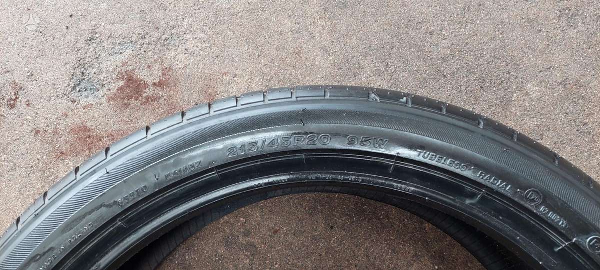 Bridgestone, летние 215/45 R20
