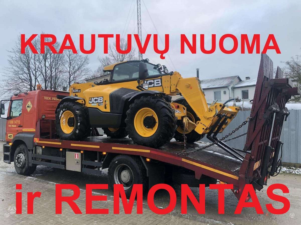 JCB KRAUTUVU NUOMA / REMONTAS, self-propelled loaders