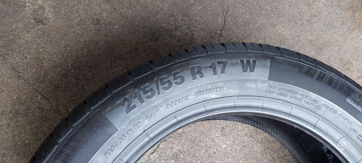 Continental, летние 215/55 R17