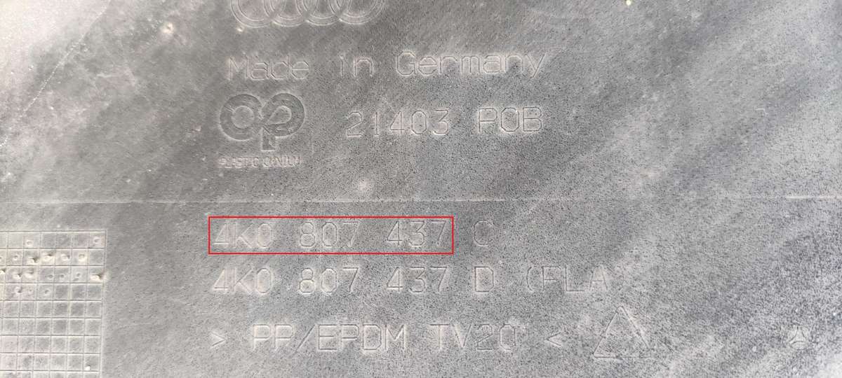 Audi A6, 4K0807437, Cen12107