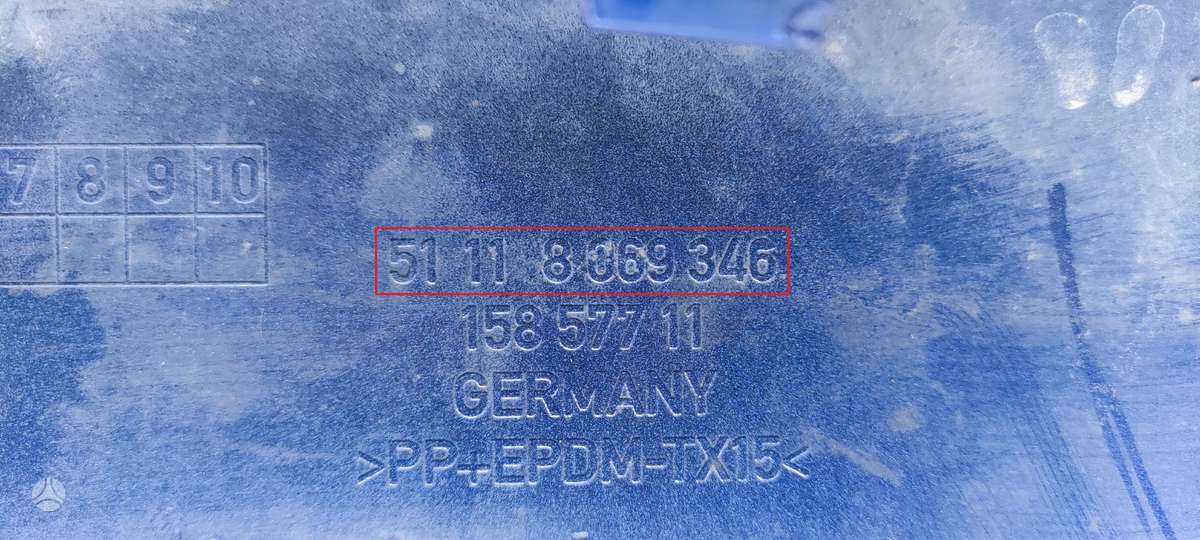 BMW 3 serija, 51118069346, Cen12269