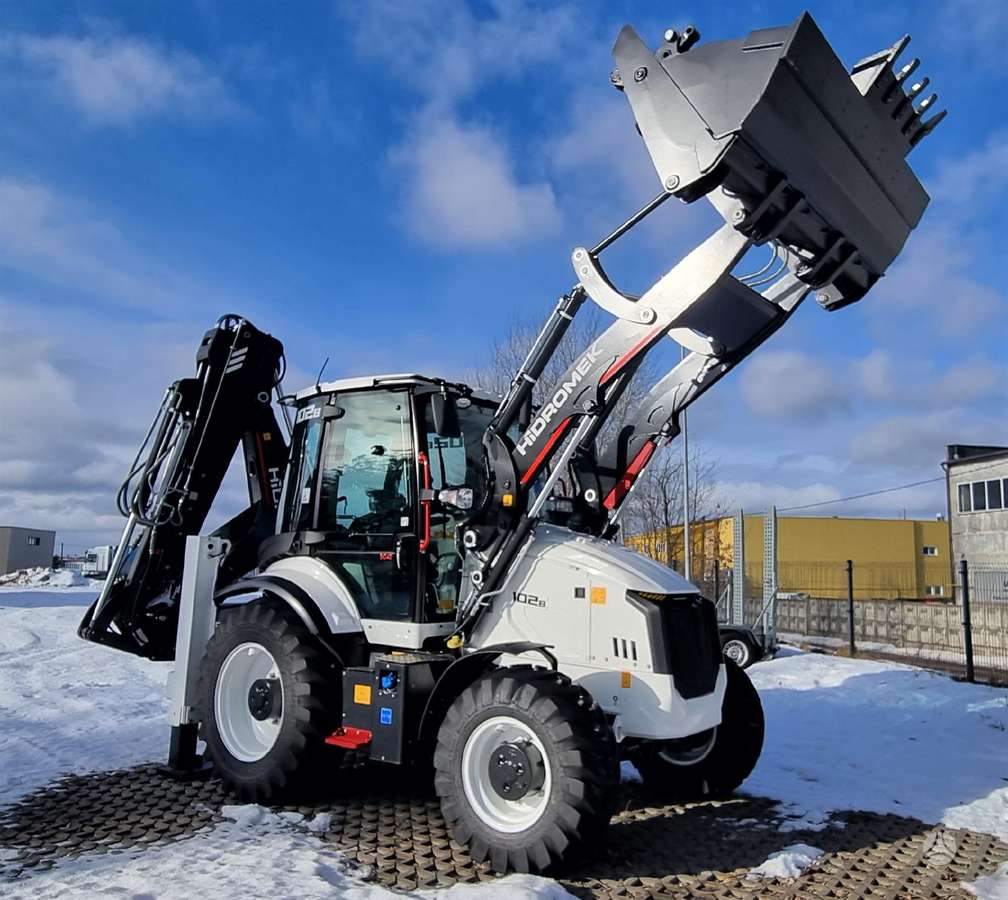 Hidromek HMK 102B, экскаваторные погрузчики