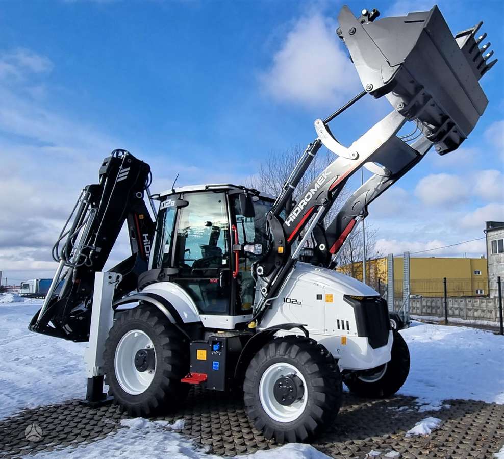 Hidromek HMK 102B, excavator loader