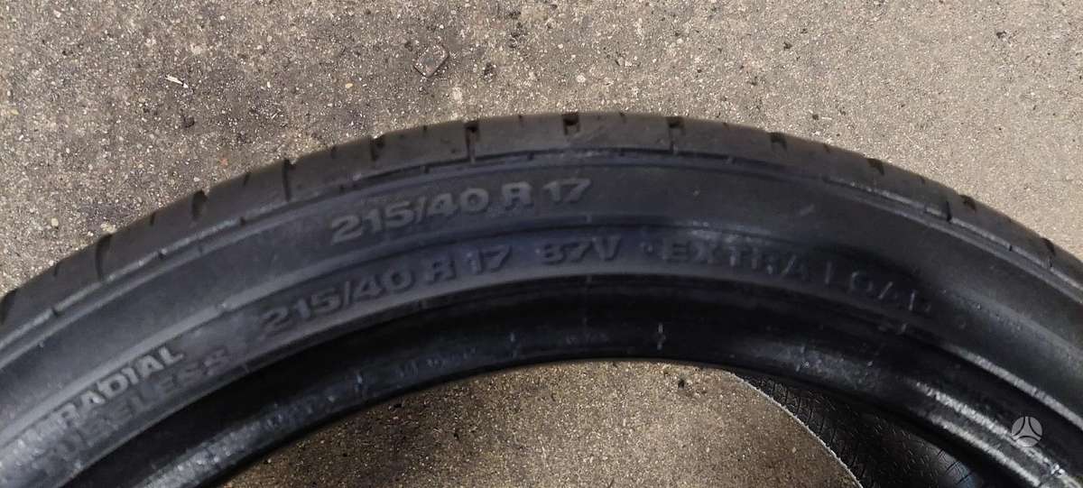 Continental, vasarinės 215/40 R17
