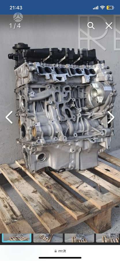 BMW 3 serija pistons, cylinder head
