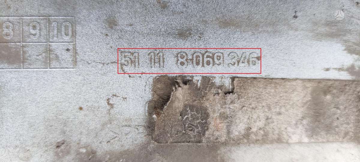 BMW 3 serija, 51118069346, Cen12520