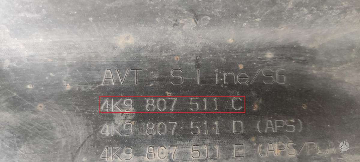 Audi A6, 4K9807511C, Cen12620