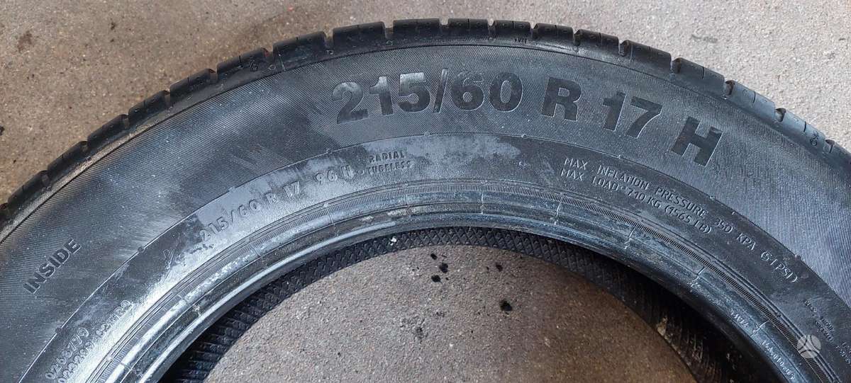 Continental, summer 215/60 R17