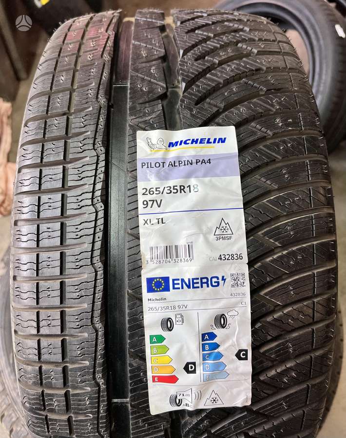 Michelin Pilot Alpin PA4, winter 265/35 R18