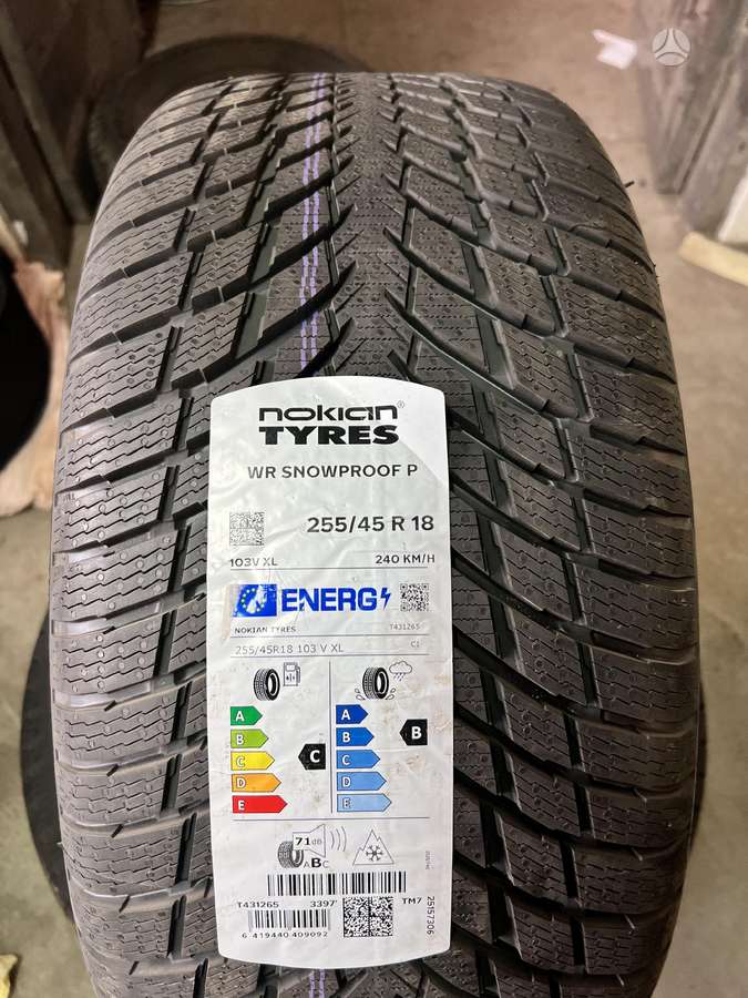 Nokian WR Snowproof, winter 255/45 R18