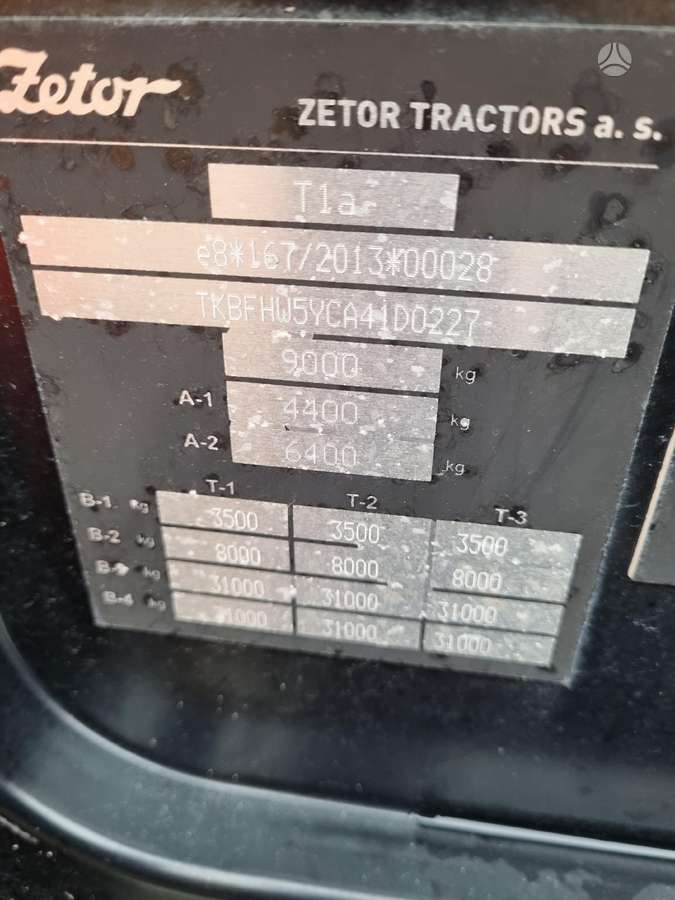 Zetor Forterra HSX 140, tractors
