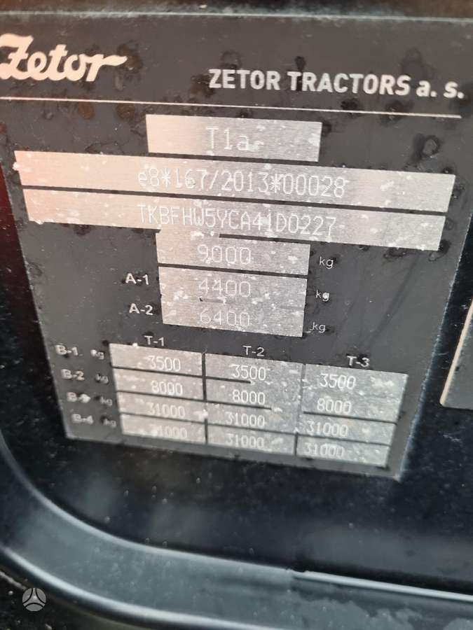 Zetor Forterra HSX 140, тракторы