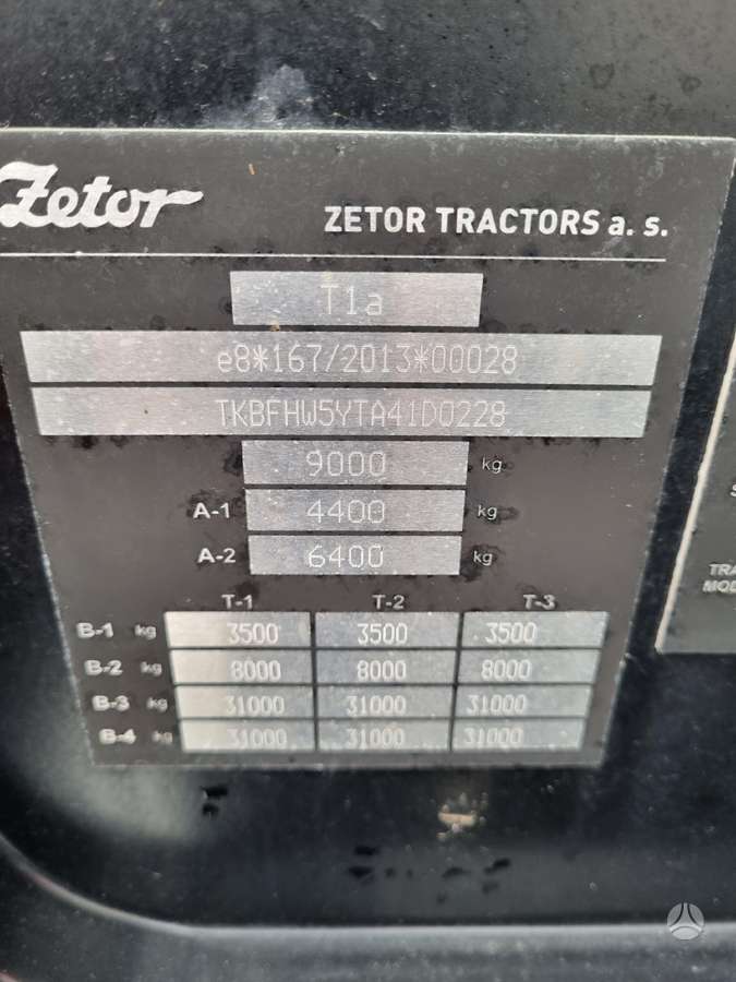Zetor Forterra HSX 140, тракторы