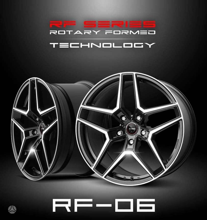 Momo RF-06 Matt Black Polished, light alloy, R20
