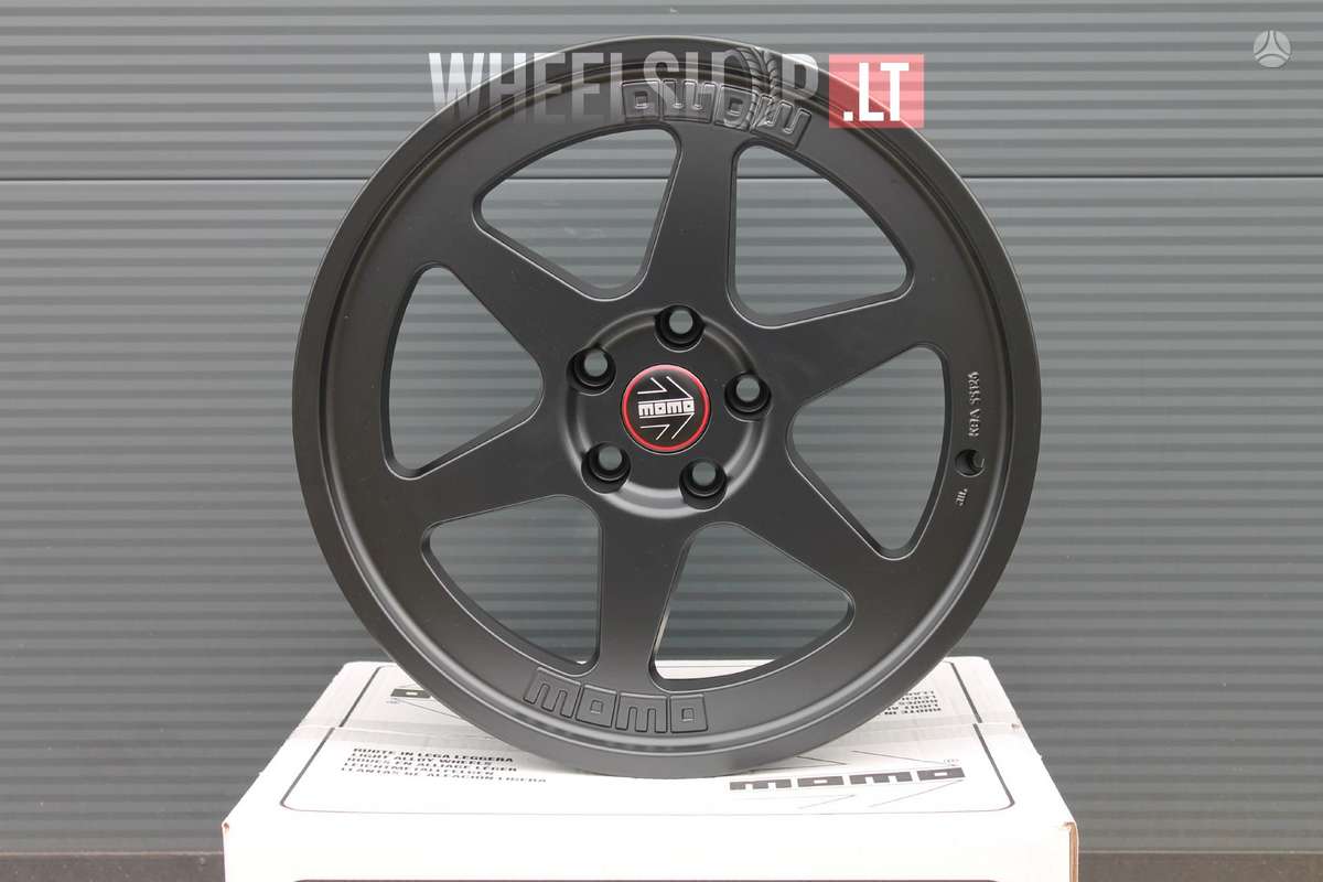 Momo Heritage 6 Matt Black PD, light alloy, R18