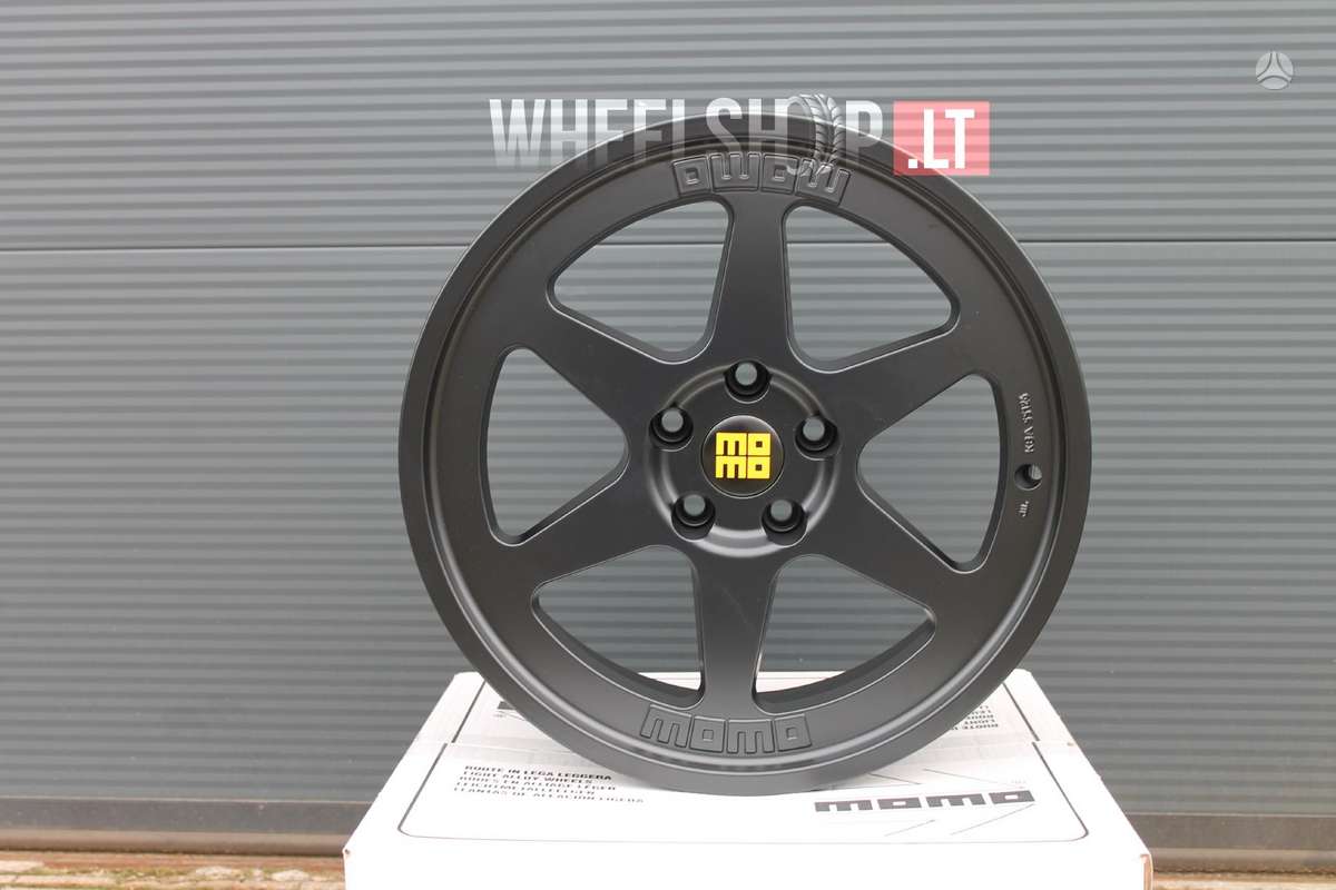 Momo Heritage 6 Matt Black PD, light alloy, R18