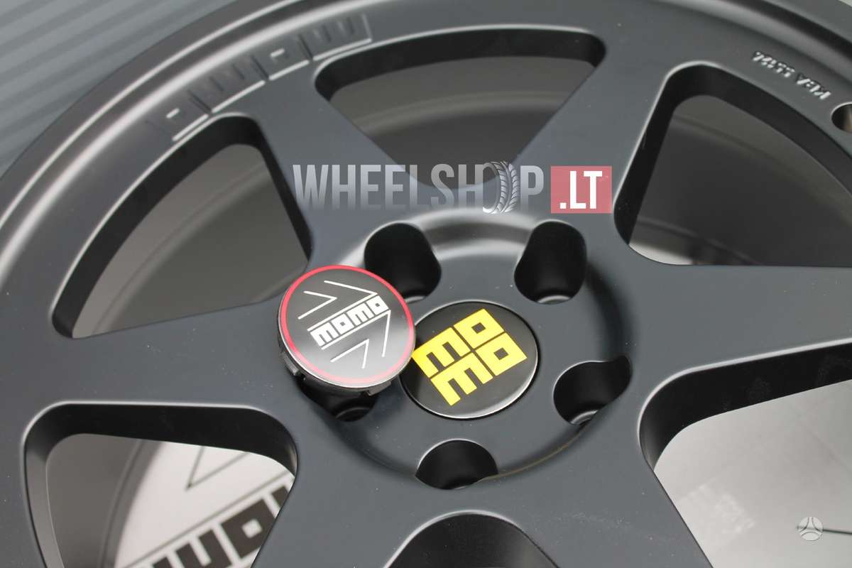 Momo Heritage 6 Matt Black PD, light alloy, R18