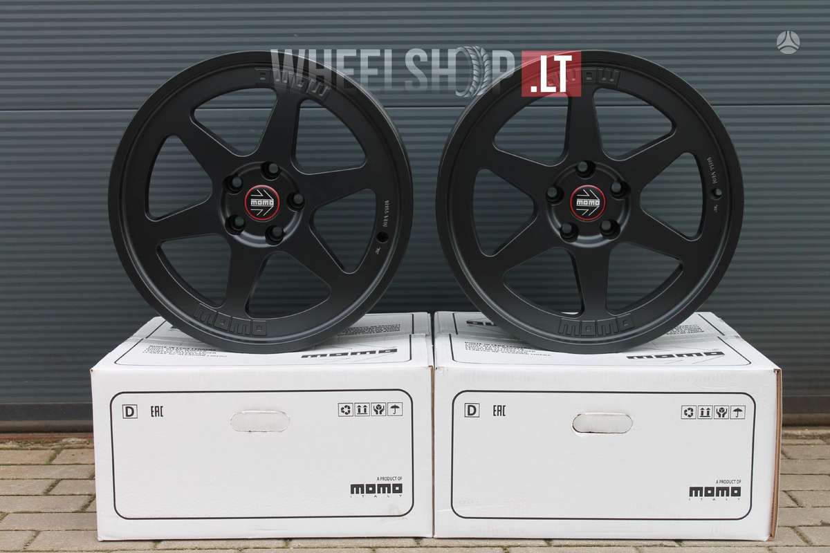 Momo Heritage 6 Matt Black PD, light alloy, R18