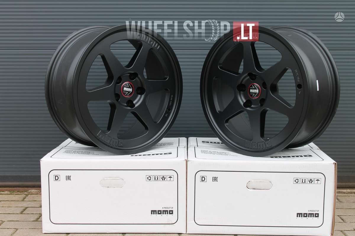 Momo Heritage 6 Matt Black PD, light alloy, R18