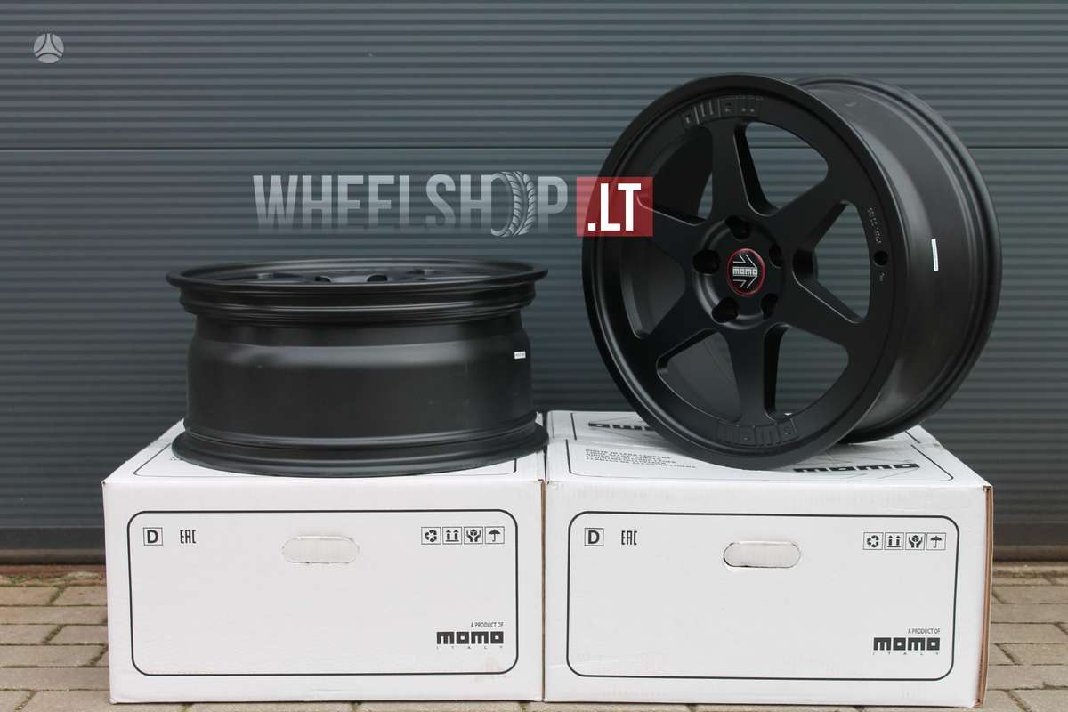 Momo Heritage 6 Matt Black PD, light alloy, R18